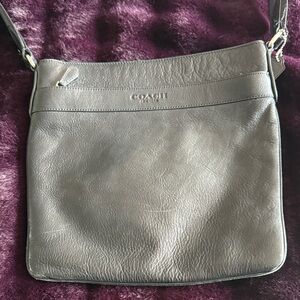 Coach leather crossbody bag.